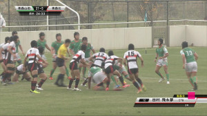 負けじとトライ　田村選手②